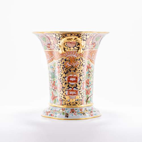 A Large Antique Copeland Spode Imari Pattern Vase image-3