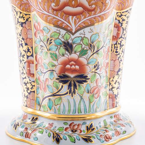 A Large Antique Copeland Spode Imari Pattern Vase image-4