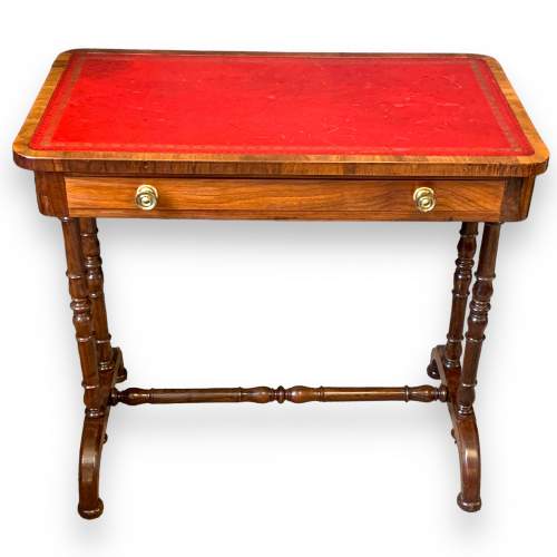 Mid Victorian Ladys Rosewood Writing Table image-1
