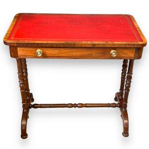 Mid Victorian Ladys Rosewood Writing Table