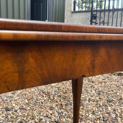 A George I Style Walnut Antique Fold Over Games Table image-4