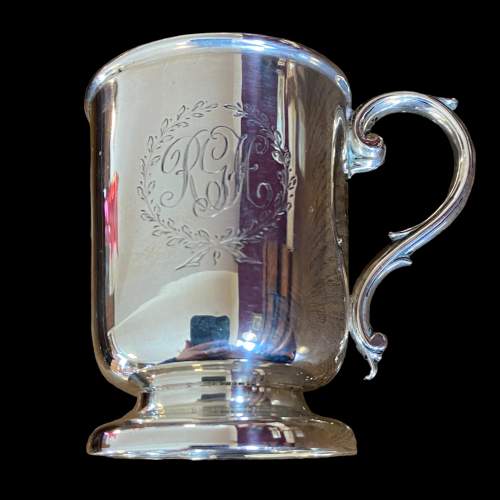 Early 20th Century Silver Christening Mug image-3