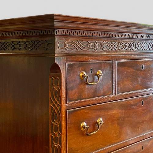 18th Century Chippendale Period Mahogany Tallboy image-3