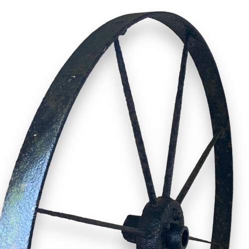 Large Metal Cart Wheel image-3