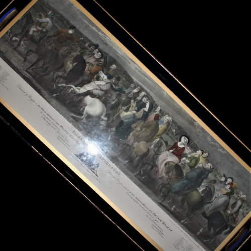 Tray with insert of Pilgrimage to Canterbury Print image-2