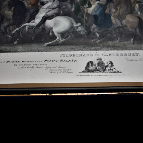 Tray with insert of Pilgrimage to Canterbury Print image-5