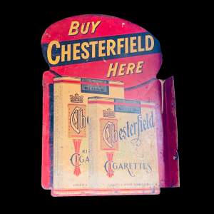 Vintage Chesterfield Cigarette Sign