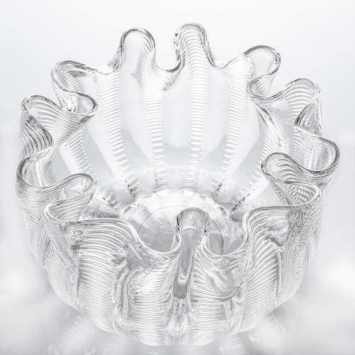 Late 19th Century Antique Crystal Jewel Ware Bowl image-4