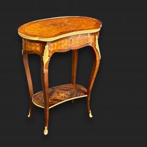Tulipwood and Rosewood Side Table