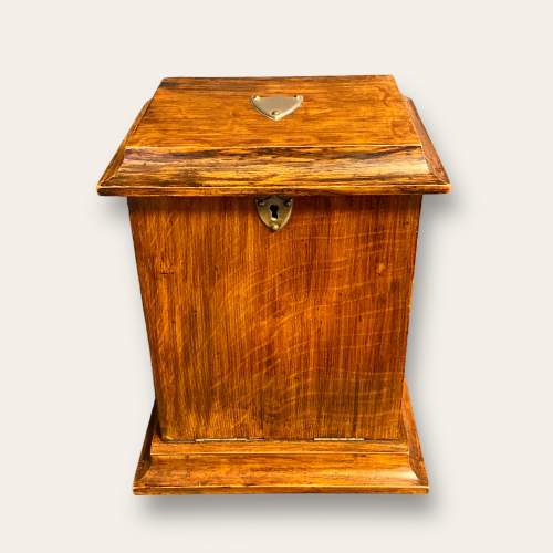 19th Century Oak Writing Box image-1