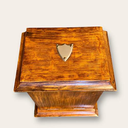 19th Century Oak Writing Box image-2