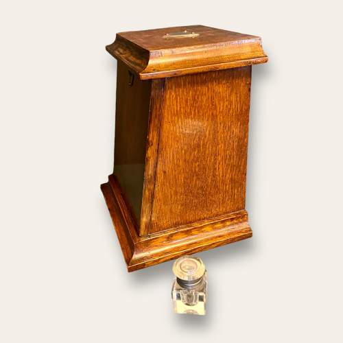 19th Century Oak Writing Box image-4