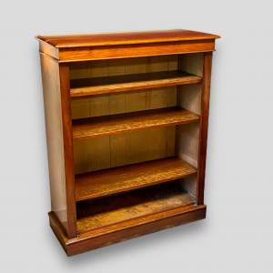 19th Century Mahogany Adjustable Bookcase