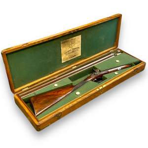 19th Century Cased Sporting Gun by Horsley of York