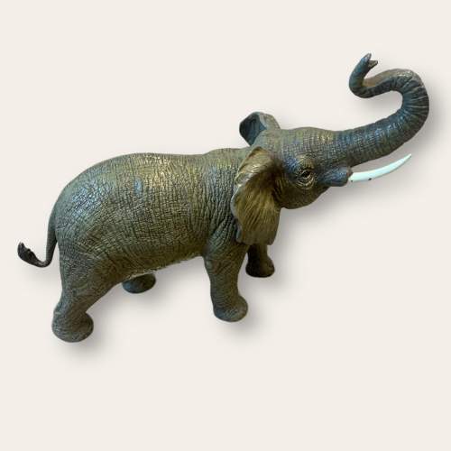 Bergman Cold Painted Bronze Elephant image-1