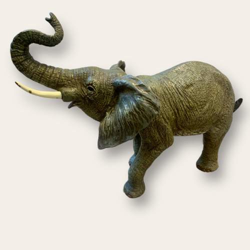 Bergman Cold Painted Bronze Elephant image-3