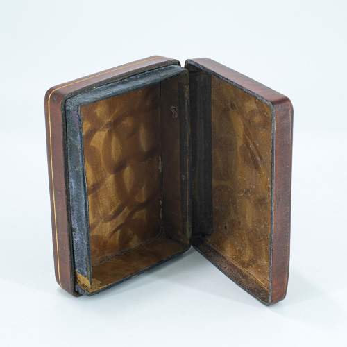 Vintage Italian Gilt Tooled Leather Box image-4
