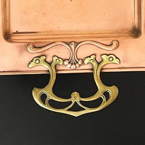 WMF Art Nouveau Copper & Brass Tray image-4
