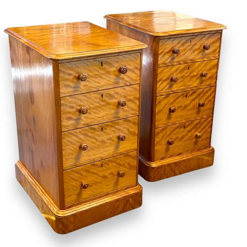 19th Century Victorian Pair of Bedside Drawers image-1