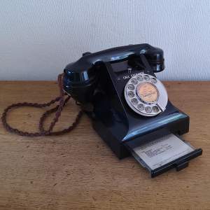 Original Black Bakelite 312L GPO Telephone