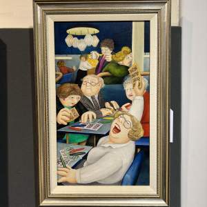 Beryl Cook (1926-2008) Original Oil Painting  - Bingo - with Provenance