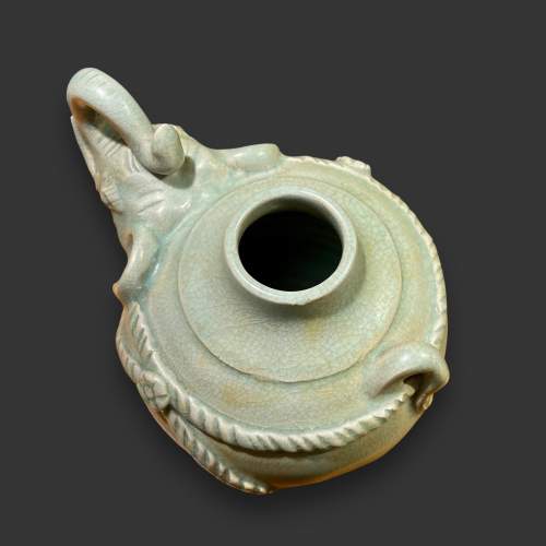 Chinese Celadon Glazed Elephant Teapot image-3
