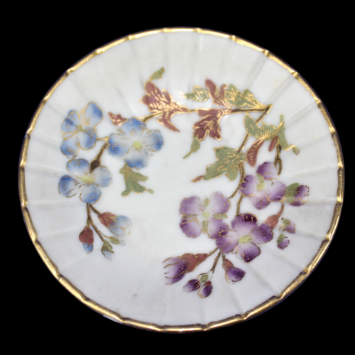 Circa 1890 Decorative Royal Worcester Miniature Dish image-1