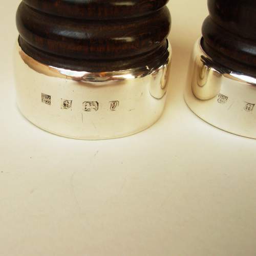 Silver Mounted Salt and Pepper Grinders image-2