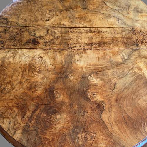 A Victorian Burr Walnut Sutherland Table image-4