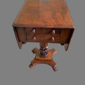 An Early 19th Century Mahogany Drop Leaf Work Table