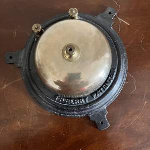 A Mid Century Patented Cast Iron Bell by F.H. Berry