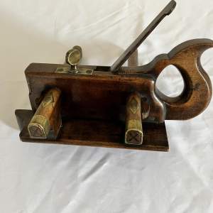 A 19th Century Wood & Brass Hand Router Plane