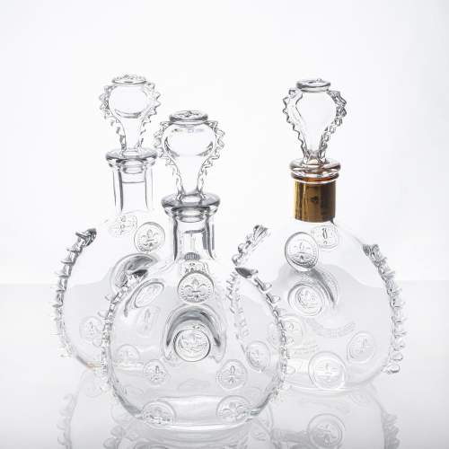 Three Remy Martin 70cl Baccarat Glass Cognac Decanters image-3
