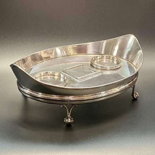 Early 19th Century Silver Inkstand image-2