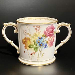 Royal Worcester Porcelain Loving Cup