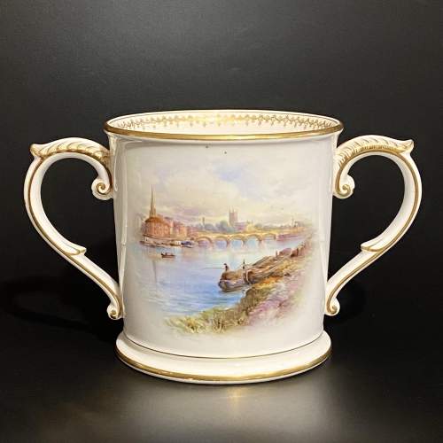 Royal Worcester Porcelain Loving Cup image-2