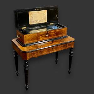 19th Century Table Music Box
