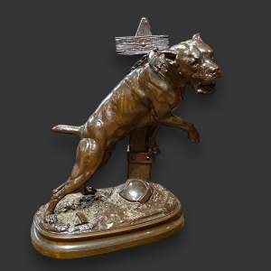 Bronze Figure of a Dog