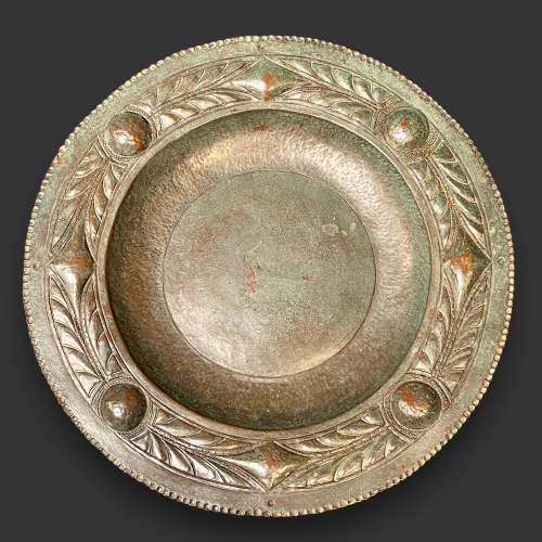 Late 19th Century Patinated Metal Plate image-1