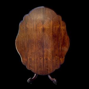 Rosewood Tilt-Top Dining Table