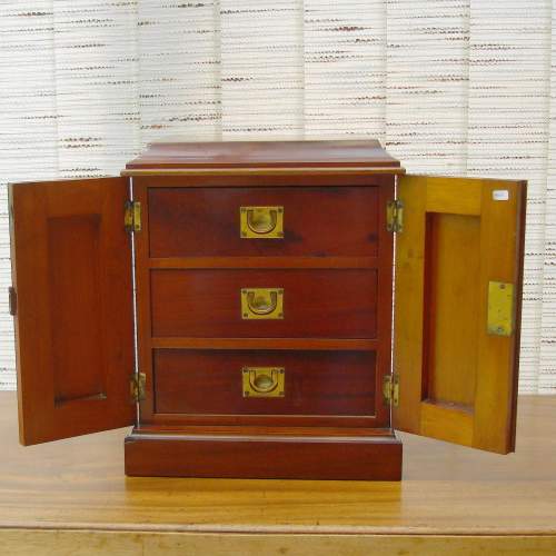 Mahogany Collectors Cabinet image-2