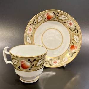 Early 19th Century Swansea Porcelain Cup and Saucer