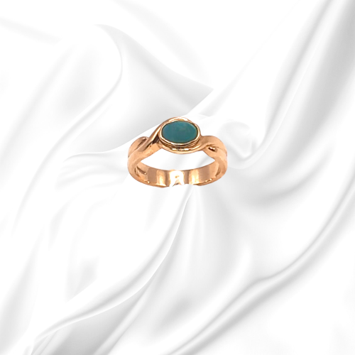 Heavy Gold Jade Decorative Ring image-2