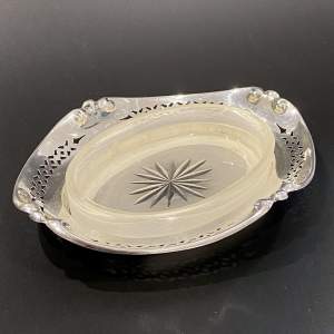 Early 20th Century Silver Butter Dish
