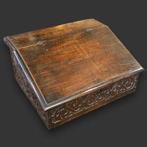 Charles II Period Oak Deed Box