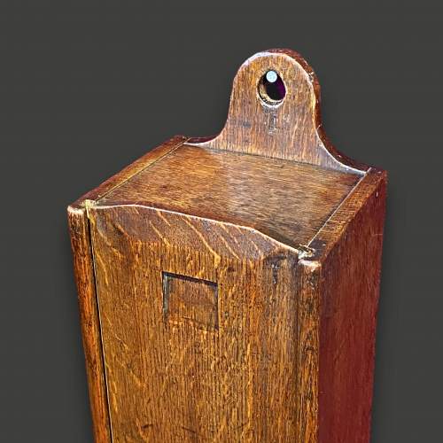 18th Century Oak Candle Box image-3