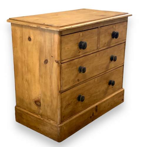 Victorian Pine Chest of Drawers with Plinth image-2