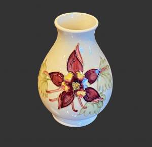 Moorcroft Columbine Vase