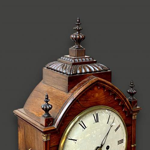 Early 19th Century Rosewood Double Fusee Bracket Clock image-3