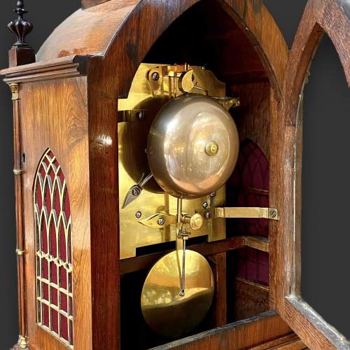 Early 19th Century Rosewood Double Fusee Bracket Clock image-6